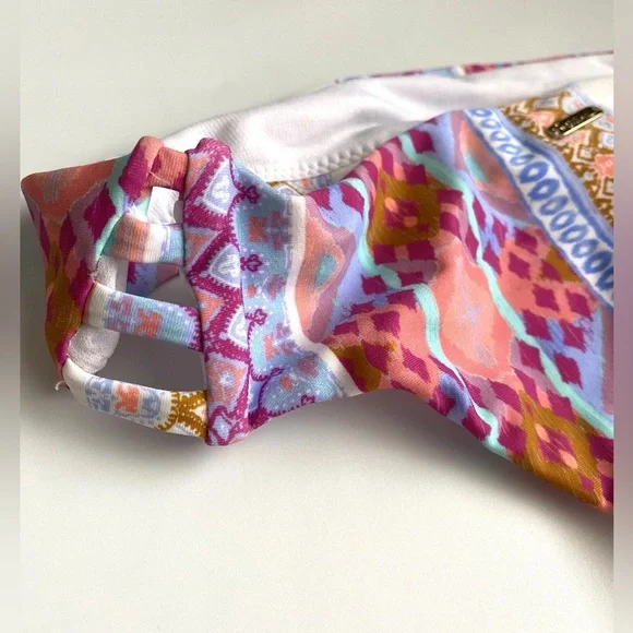 Swimwear Bikini set S Raisins Mai Tai 2 Pc Tribal Colorful Swimsuit Cheeky NEW - Picture 4 of 8